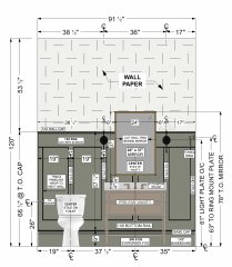 Material Plans - Technical Drawings for Interior Finishes