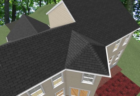Corrected Bump-out Roof using Manual Roof Planes